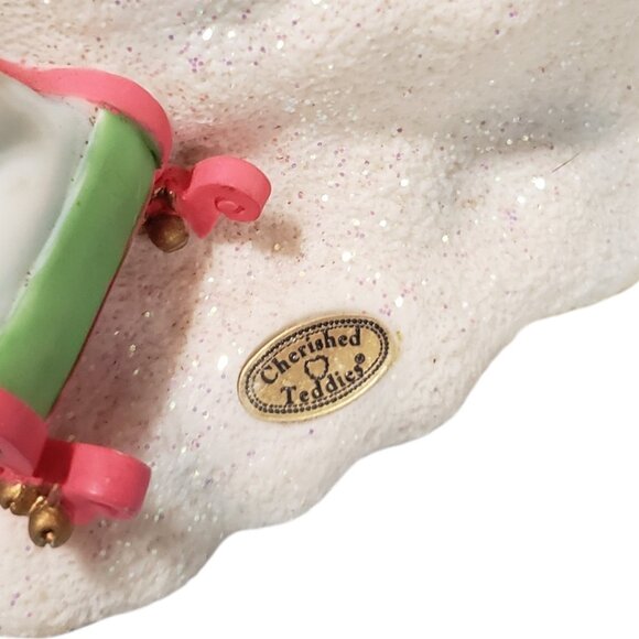 Priscilla Hillman Cherished Teddies Skaters Waltz Action Winds up Music - Picture 9 of 14